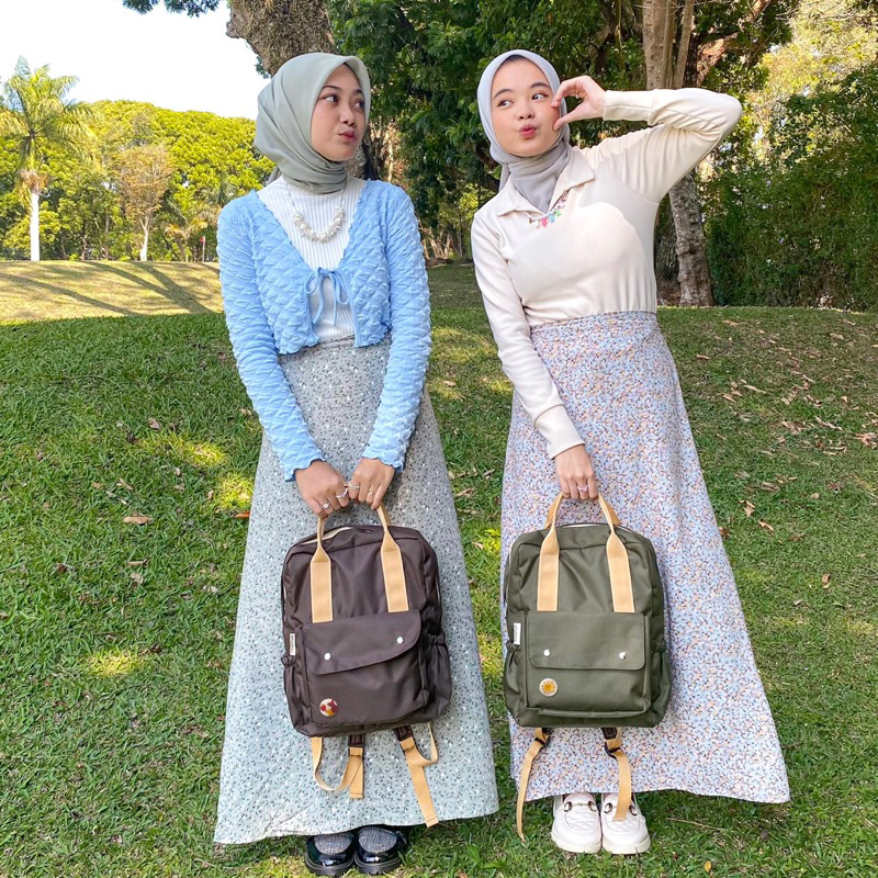 Lulu Ransel FREE PIN - Tweelyforbag - Tas Ransel Wanita - Tas Wanita