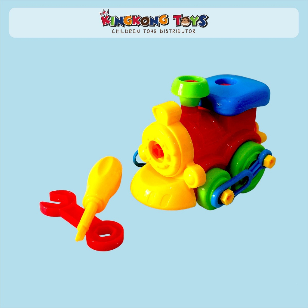 DIY Toys Train / Assamble Train Thomas / Mainan Edukatif Bongkar Pasang / 05020354