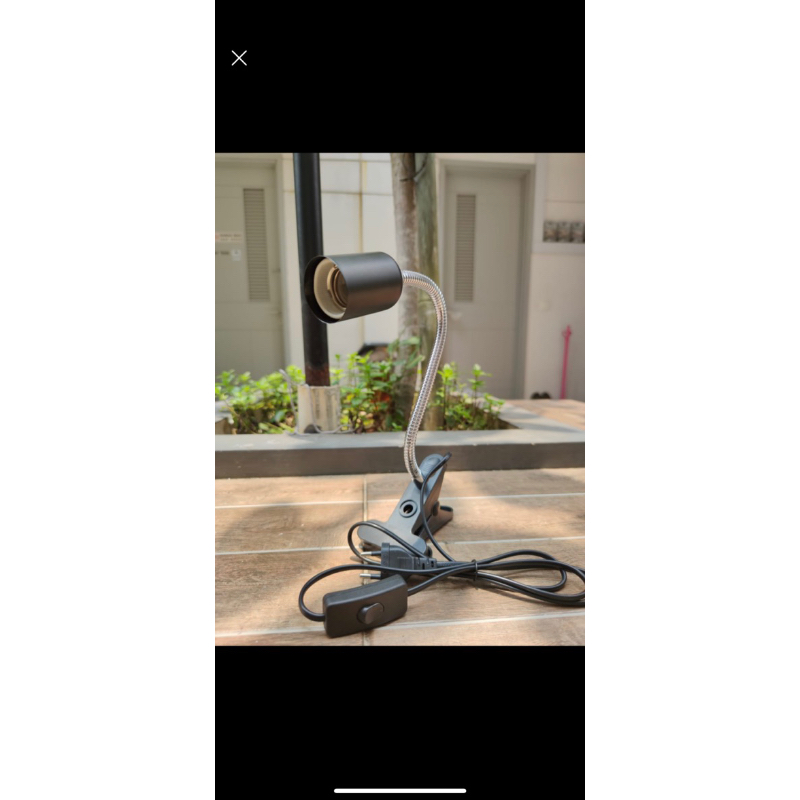 Fitting lampu keramik untuk sulcata / tortoise