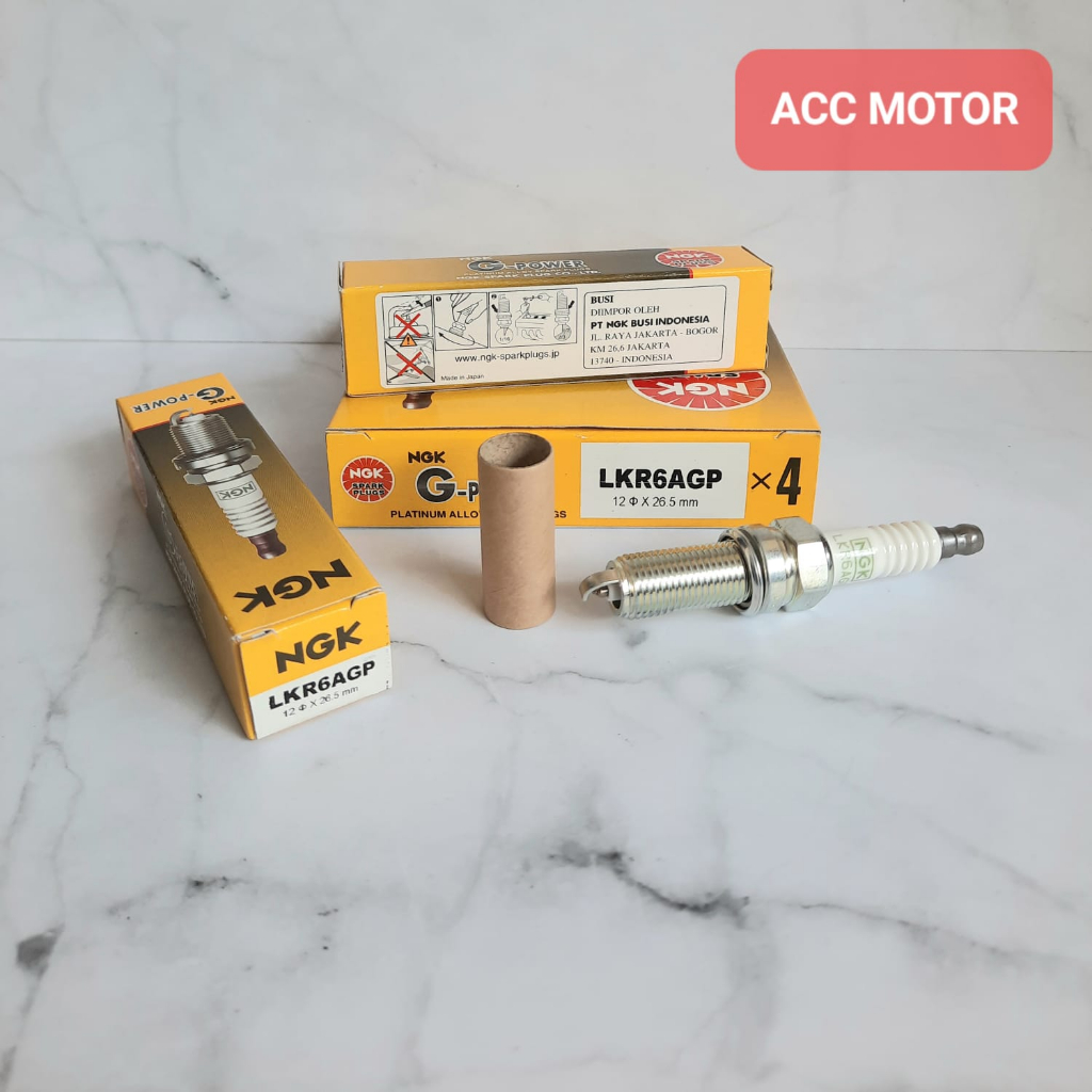 Busi Agya Ayla Sigra 1.0cc 1000cc LKR6AGP NGK Platinum G-Power Asli