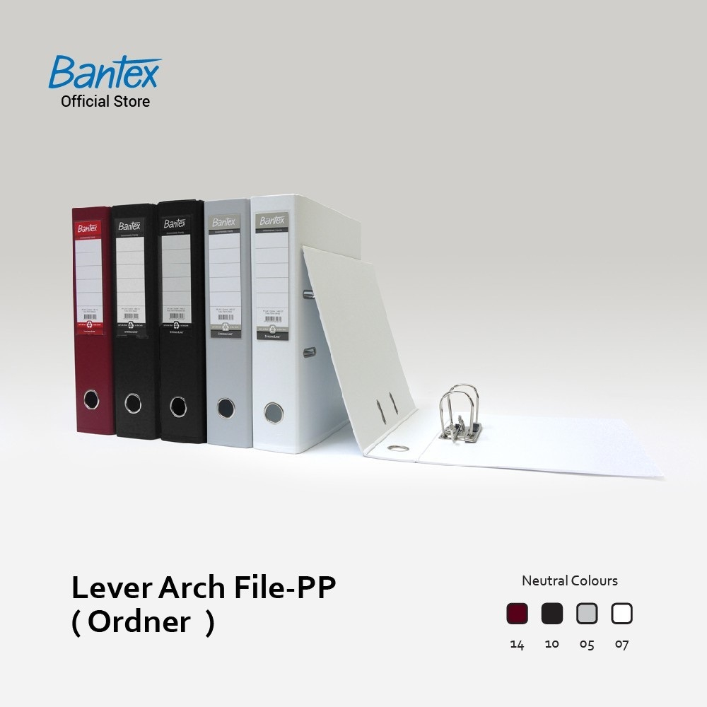 

Ordner Bantex A4 7cm 1450 Warna Netral