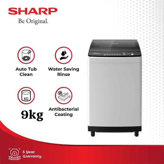 Mesin cuci 1 Tabung Sharp 9kg