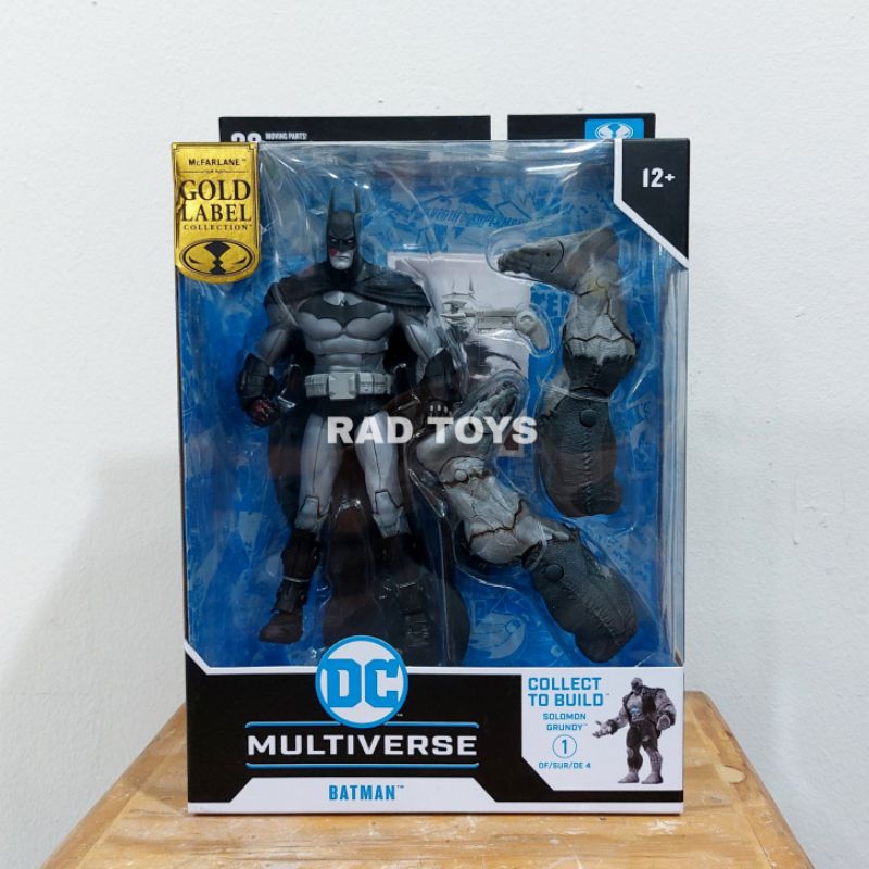 Batman arkham city mcfarlane toys dc multiverse gold label collection