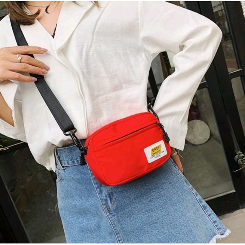 GNEI Tas Selempang sling bag sporty -Tas Selempang Wanita - Tas Wanita