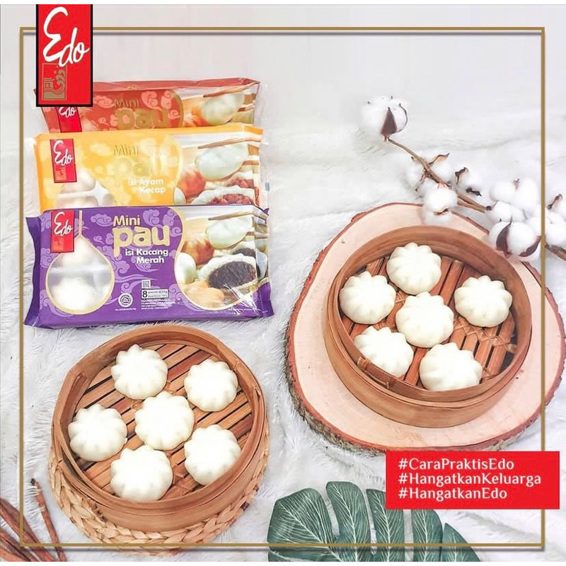 

Edo Mini Pau Isi Lumer | 100% HALAL & Praktis