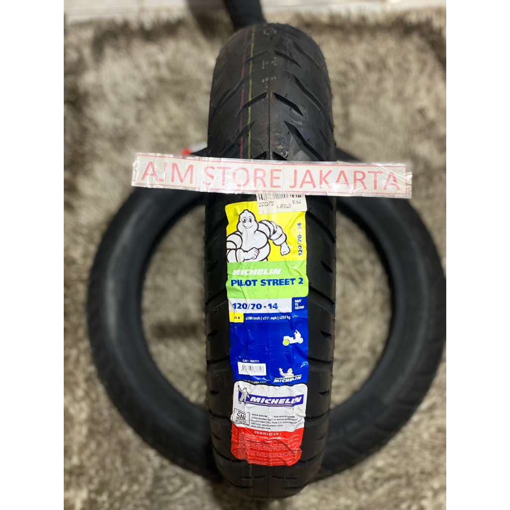 Michelin Pilot Street 2 120/70-14 Tubeless....