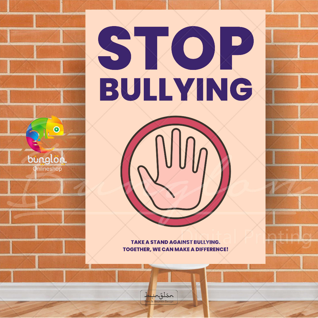 

Poster Edukasi Stop Bullying Model B