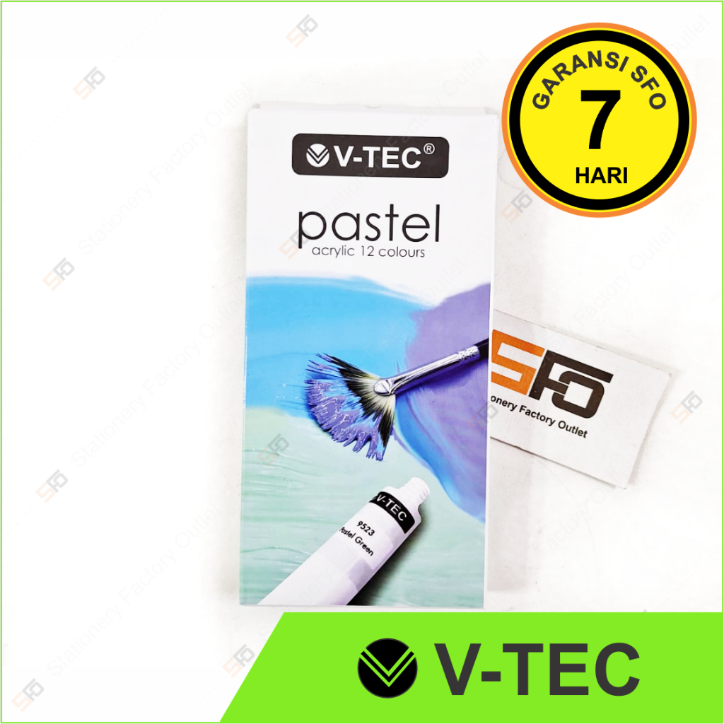 

Cat Acrylic Pastel V-Tec 6ml isi 12 - PA-612 - SFO Semarang Official