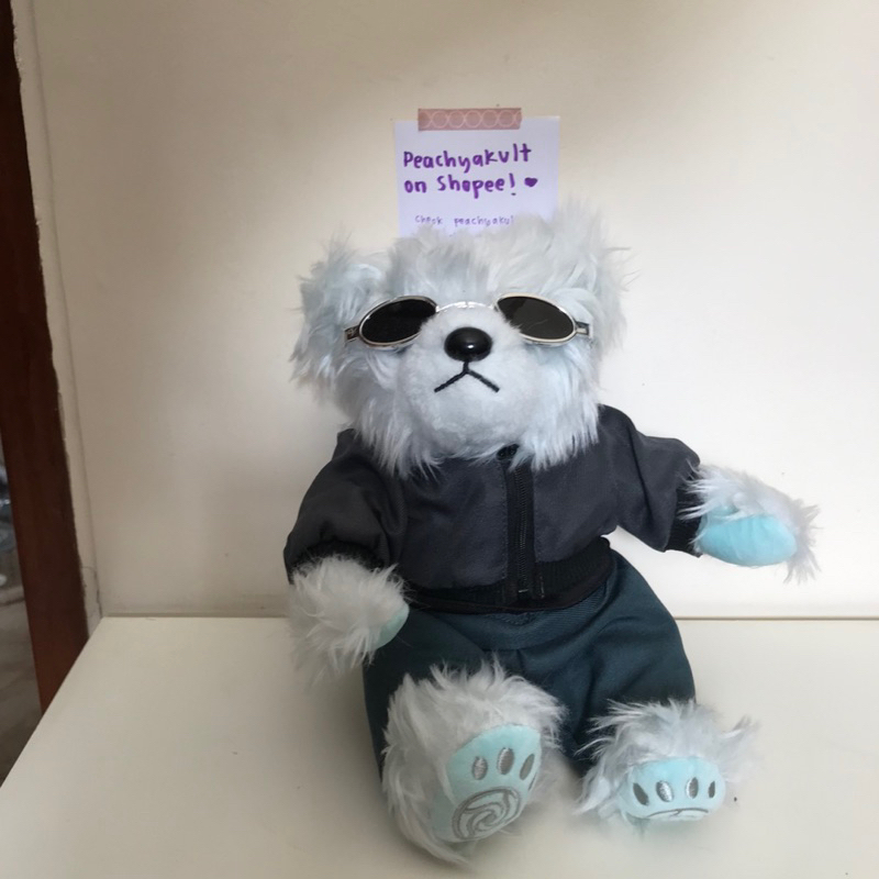 [LIMITED PRODUCTION realpict] jujubear gojo satoru jujutsu kaisen jjk bobeka plush beruang teddy bea