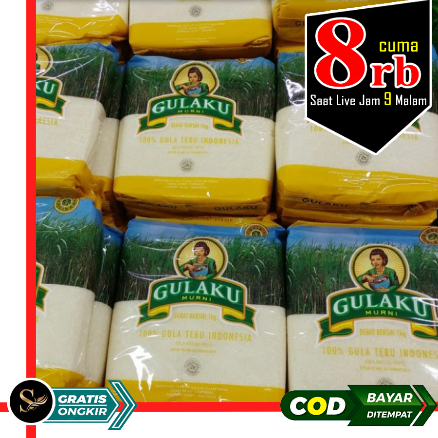 

Gulaku Gula Pasir Premium Kemasan 1kg Ecer Grosir Murah