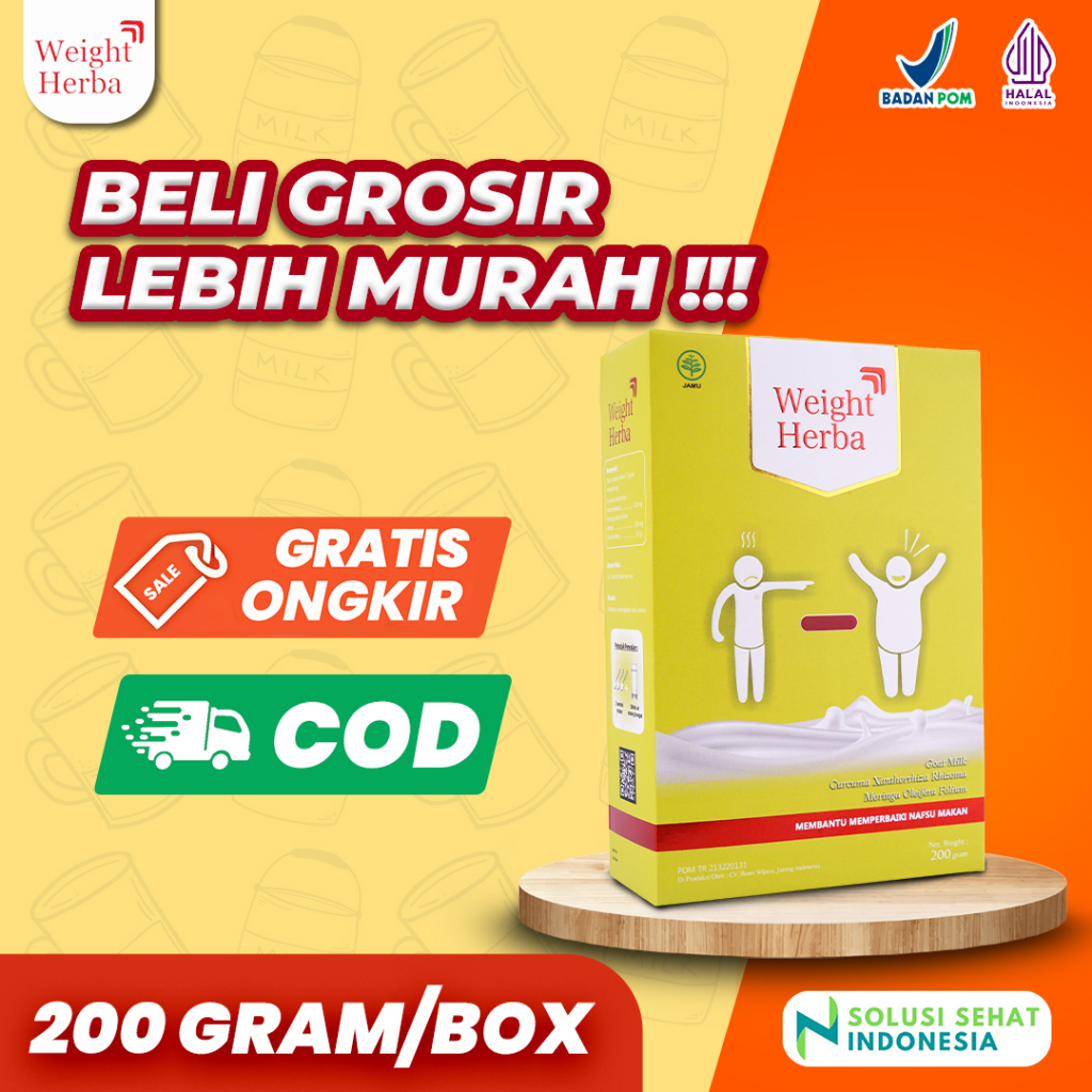 

Weight Herba Susu Penggemuk Badan Cara Alami Menambah Berat Badan Original Official Asli