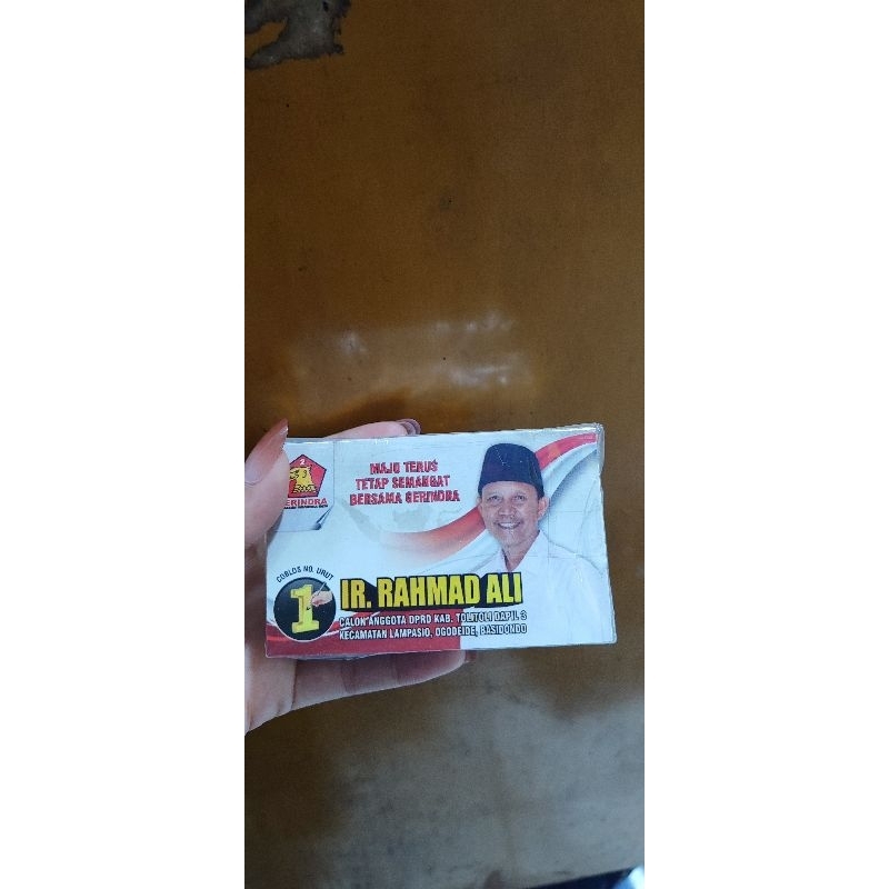 ID card kartu nama custom tebal bolak-balik/kartu