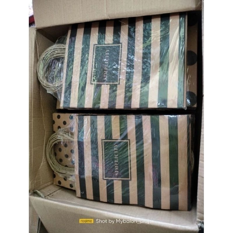 

Paper Bag Craft JUMBO / ukuran C : 45x32,8x13(cm) / [1pack isi 10pcs]