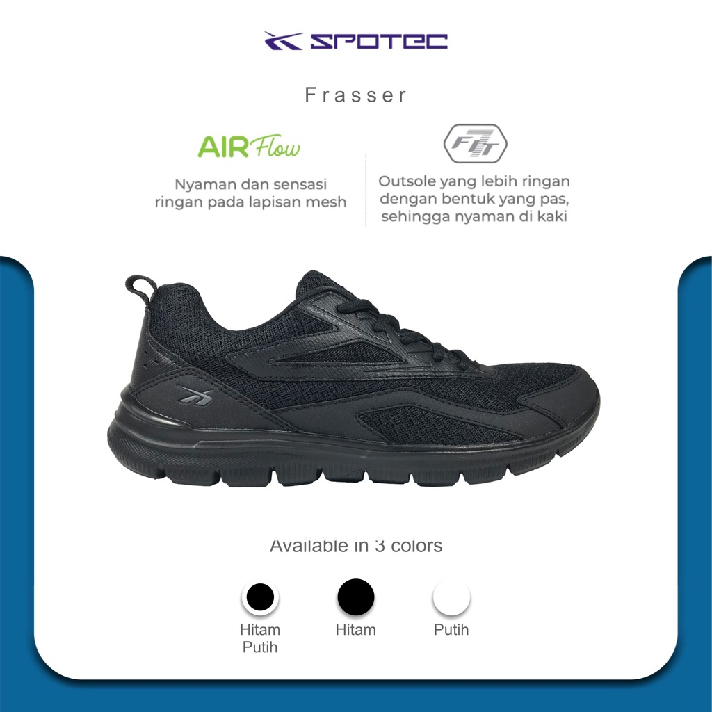 SPOTEC Sepatu Sekolah Artikel FRASSER | Original Spotec