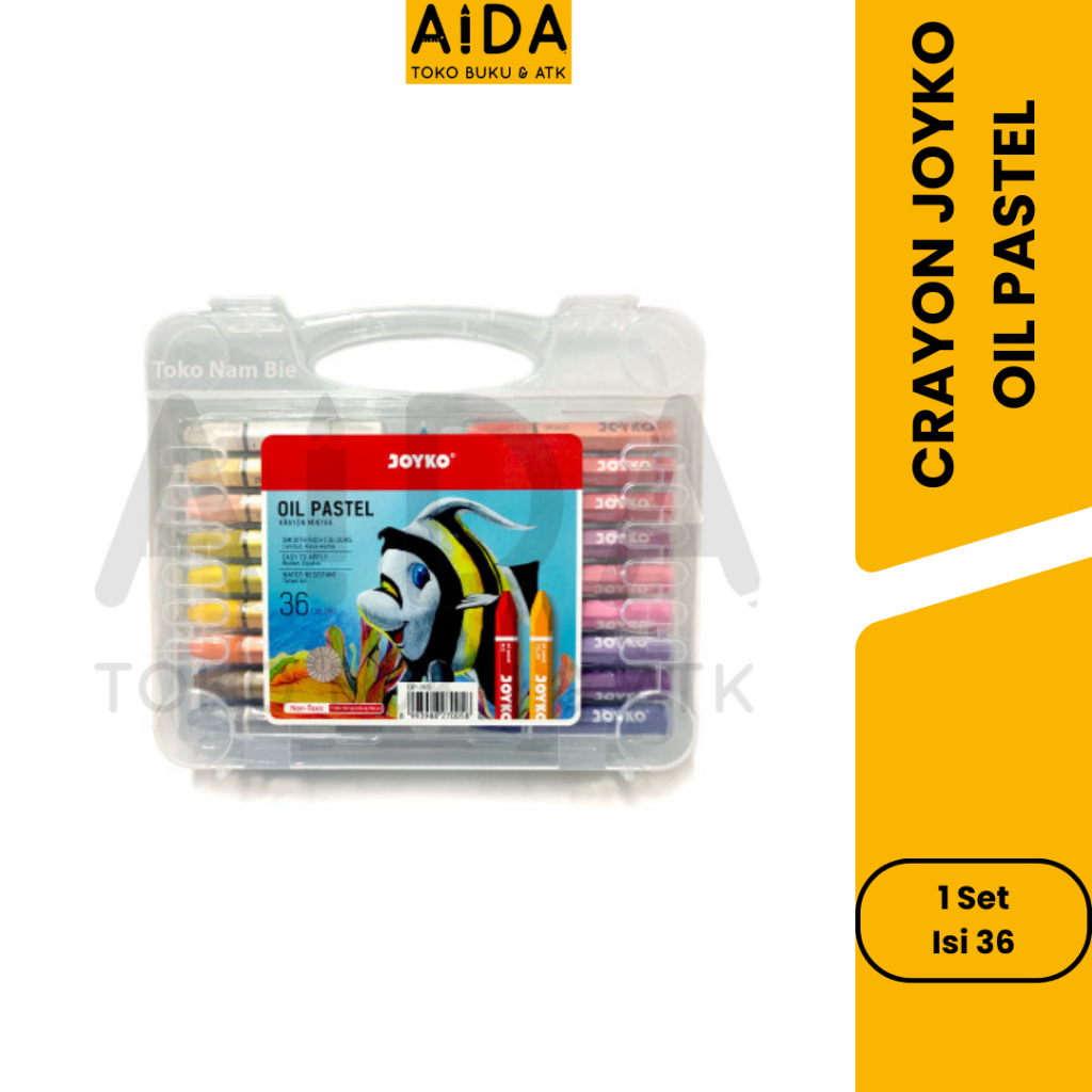 

Crayon Joyko 36 Warna / Krayon Minyak isi 36 Warna / Oil Pastel OP 36S For Drawing Water Resistant