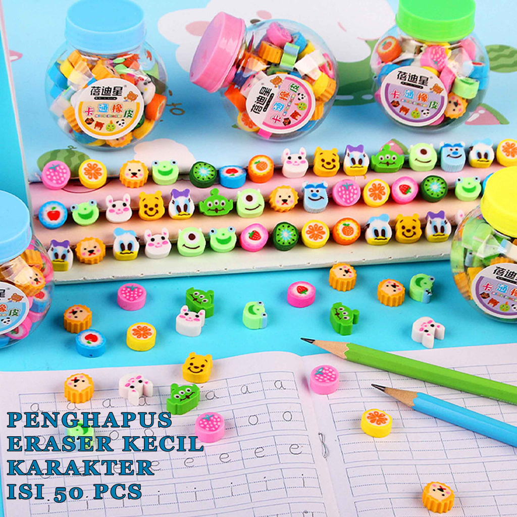 

Penghapus Karakter *Penghapus Mini * Eraser Mini * 50pcs