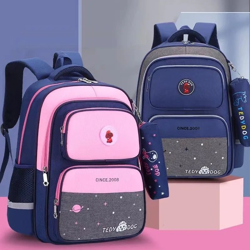 JUAL.ID Tedy Dog Tas Ransel Sekolah Kualitas Import Untuk Anak Perempuan / Laki Laki TK - SD Kelas 1