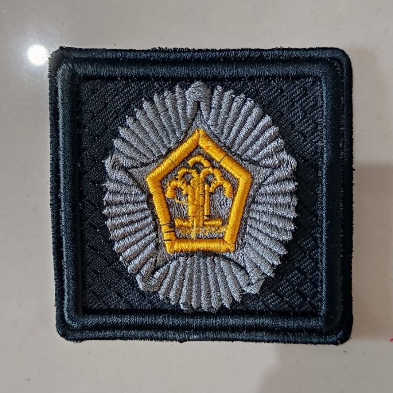 Badge Bordir Timbul Tanda Jabatan Eselon Kemenkumham