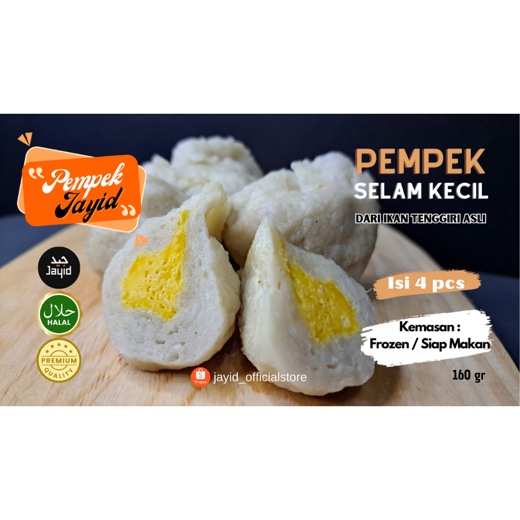 

Pempek Selam Tenggiri Asli Khas Palembang Ukuran Kecil by Jayid + Cuko