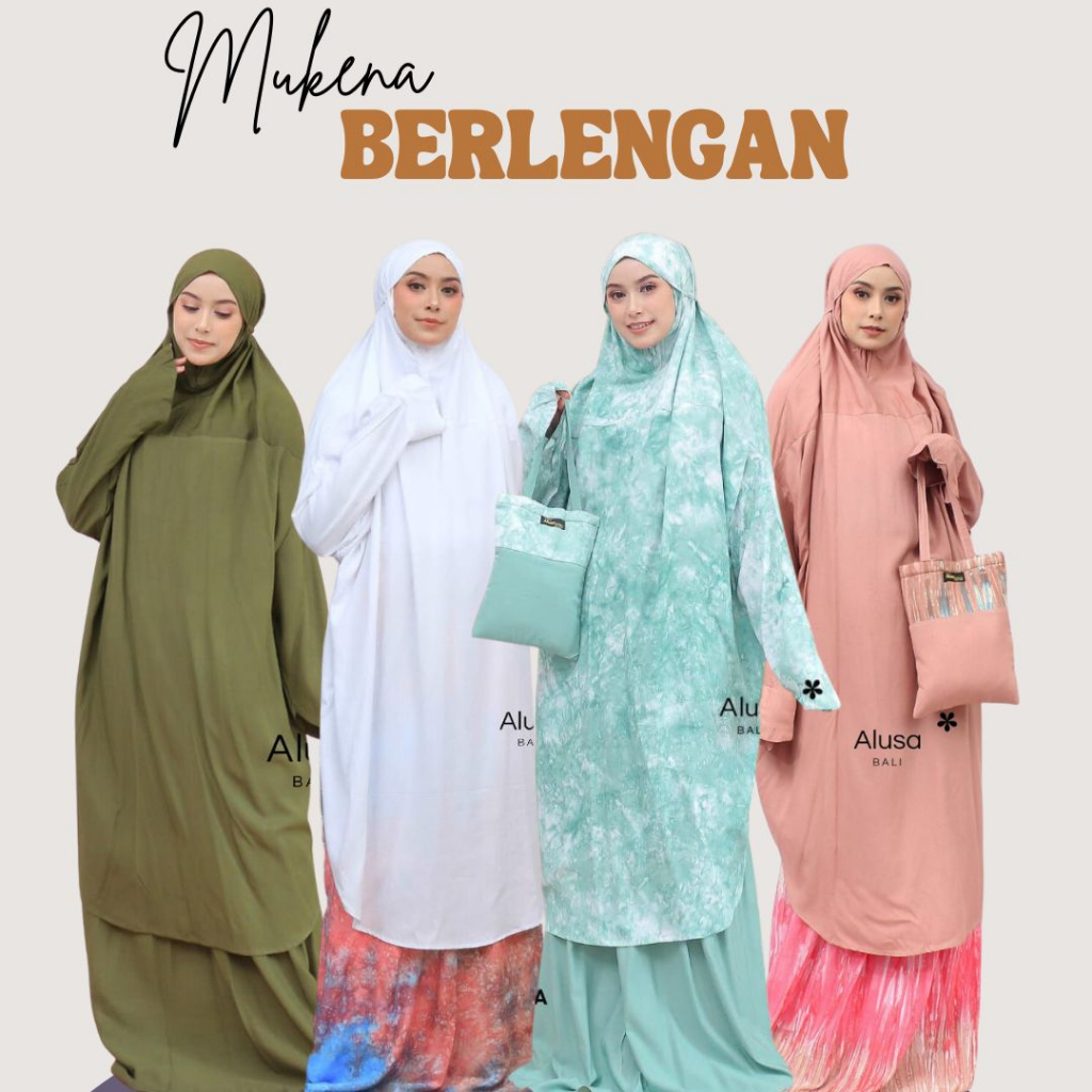 Mukena Bali HDM Berlengan Alusa                                           ⠀                      Muk