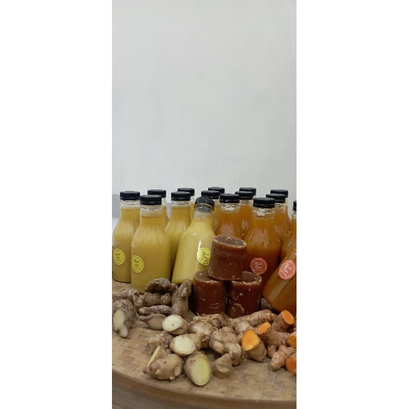 

Jamu tradisional Kunyit Asem/kunir asem/beras kencur 250ml