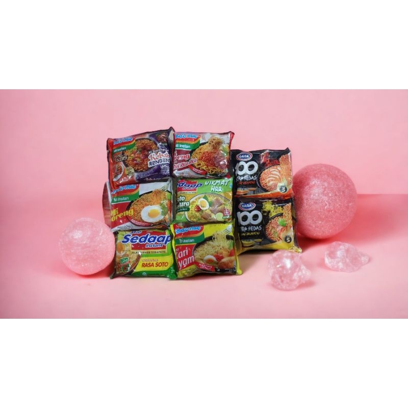 

Mie Instant isi 8 varian sesuai foto bisa pilih