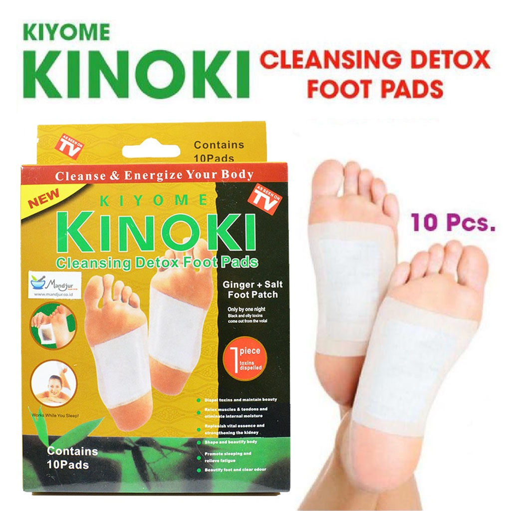 Kinoki Gold Koyo Kaki Detox Foot Pads Herbal Penyerap Racun Original Asli Cleansing Jahe Ginger Emas