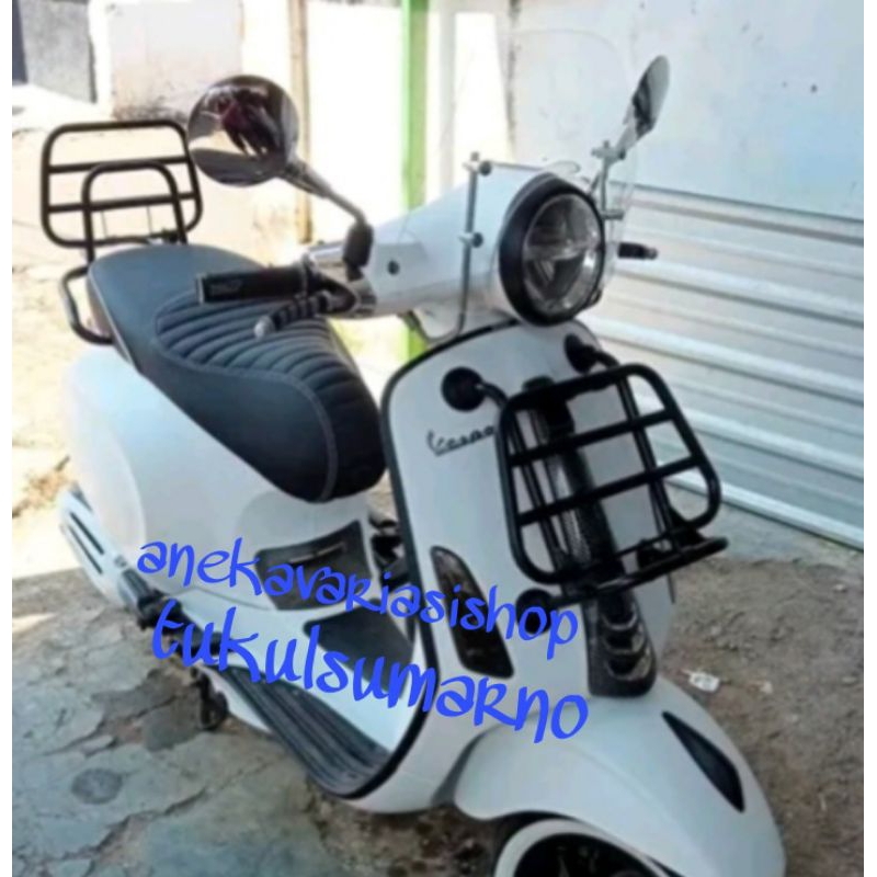 Front Rack / Rack depan Vespa Primavera & Sprint / aksesoris Vespa