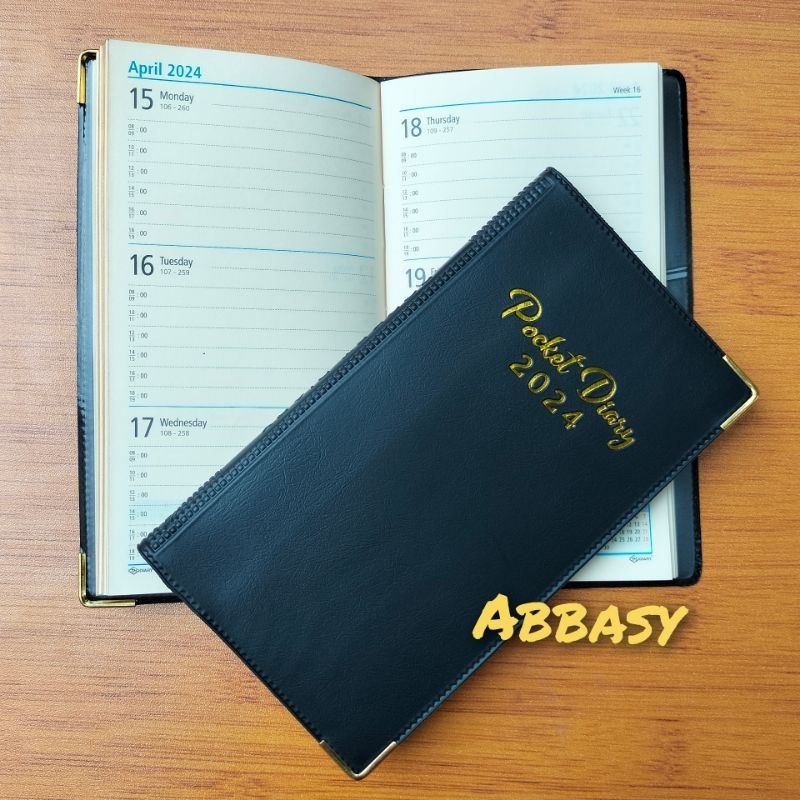 

Agenda pocket 2024 TH kertas cream UK 16x9cm