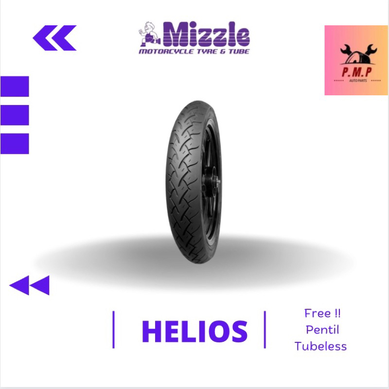 Ban Mizzle Helios 80/90 Ring 17 Tubeless Original Free Pentil Tubeless