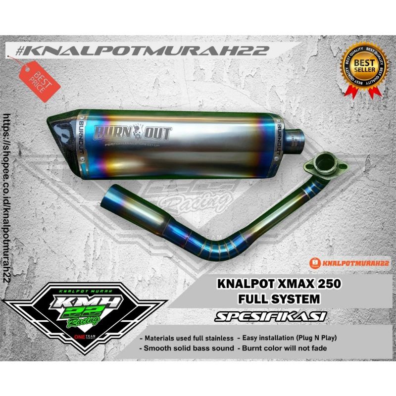 knalpot burnout N-Max best series