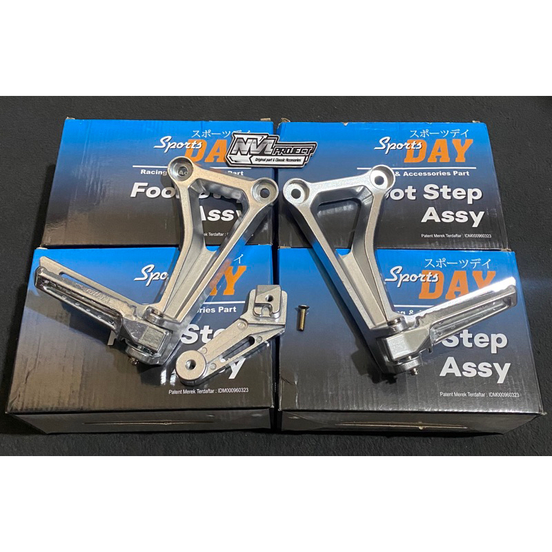 Fostep postep step cb cb650 cbr650 cbr 650 f import day set dudukan pangkon knalpot