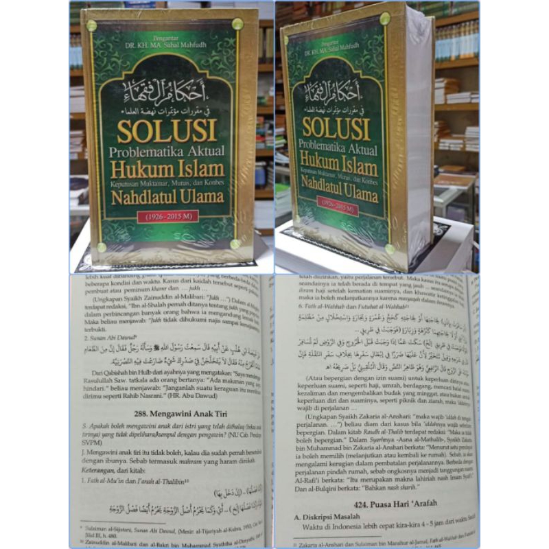 AHKAMUL FUQOHA' SOLUSI PROBLEMATIKA AKTUAL HUKUM ISLAM KEPUTUSAN MUKTAMAR, MUNAS & KONBES NAHDLATUL 