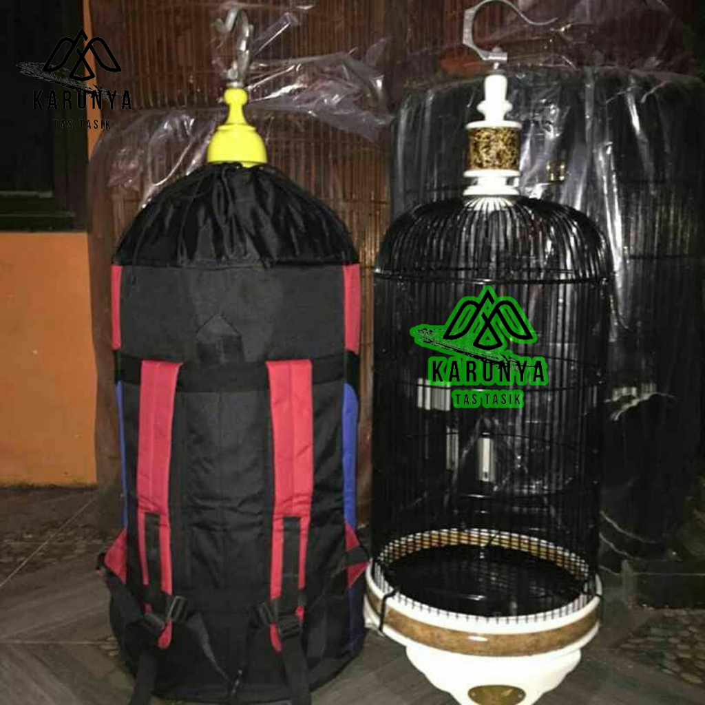 WRT Karunya Tas Tasik - Tas sangkar burung singel tabung lovebird tas sangkar burung lovebird