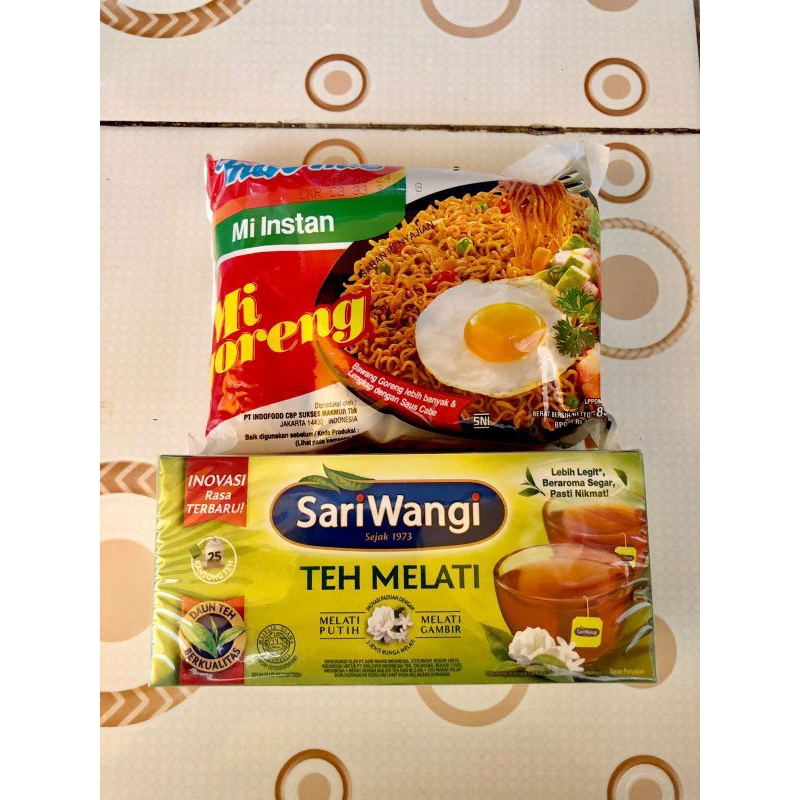 

TEH CELUP SARIWANGI ISI 25 FREE INDOMIE GORENG