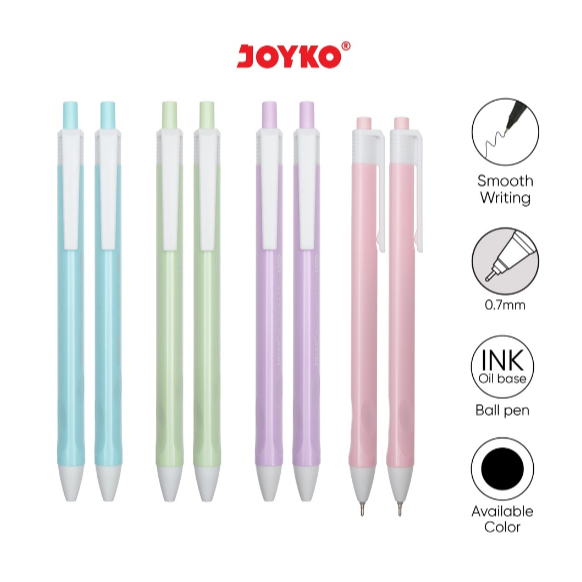 

Ball Pen Pulpen Pena Joyko BP-342 Vokus 0.7 mm tinta HITAM