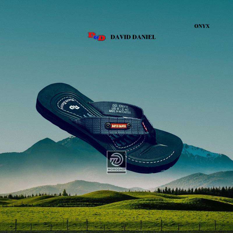 SANDAL JEPIT DAVID DANIEL - ONYX