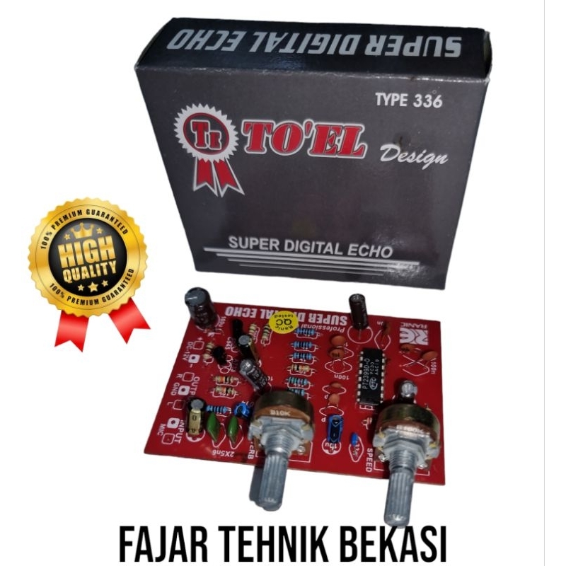 modul tone echo mic toel super digital echo 336 - modul pcb super echo digital