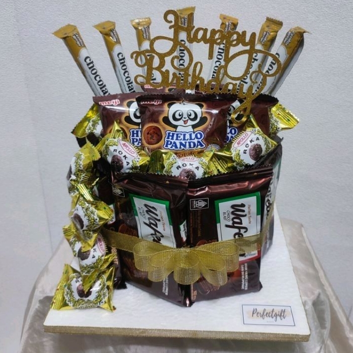 

( kirim H+1) Tower Snack / Kue Ulang tahun Snack Wafer