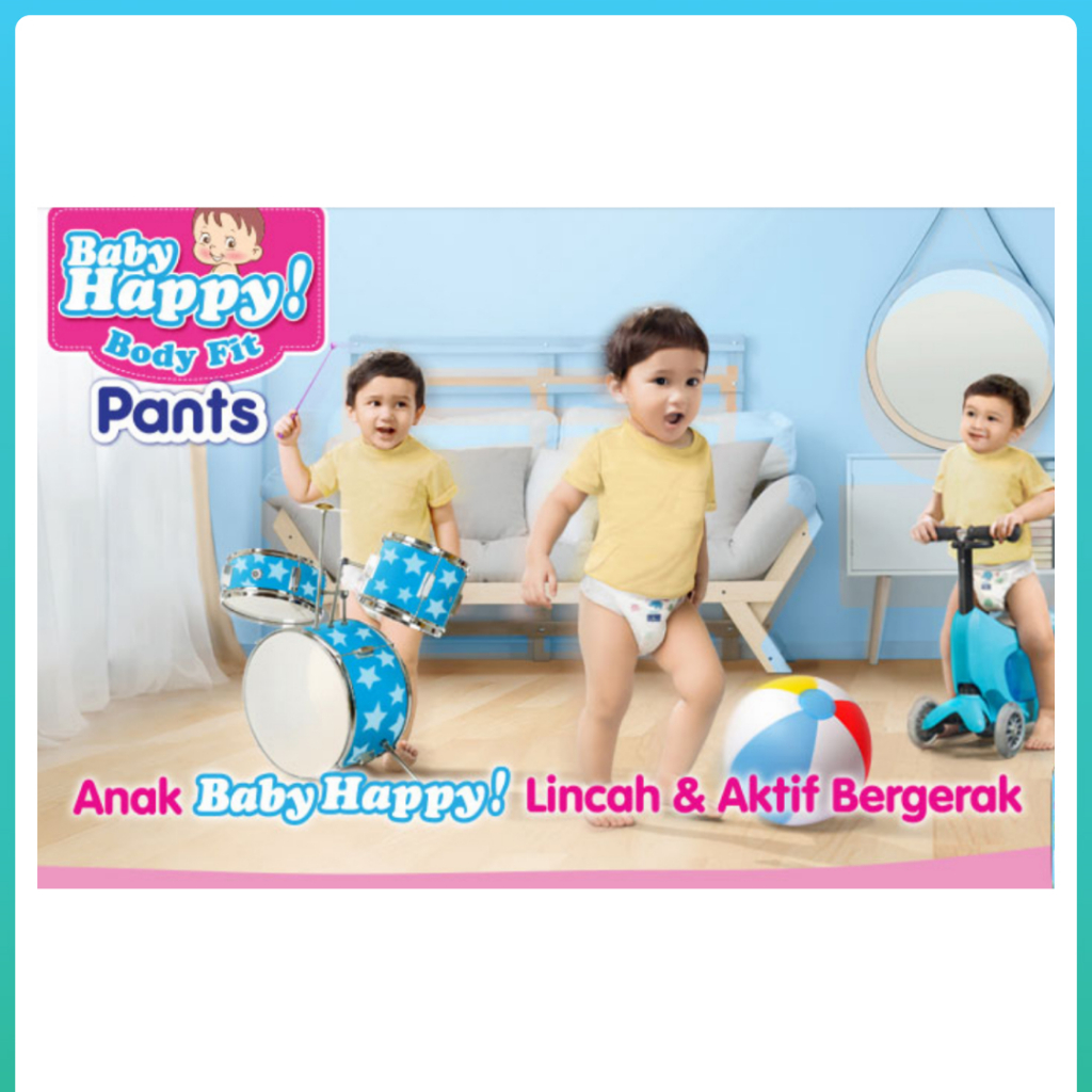 Baby Happy Popok Bayi Celana Body Fit Pants M 32