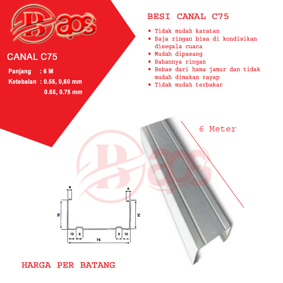 BAJA RINGAN CANAL C75