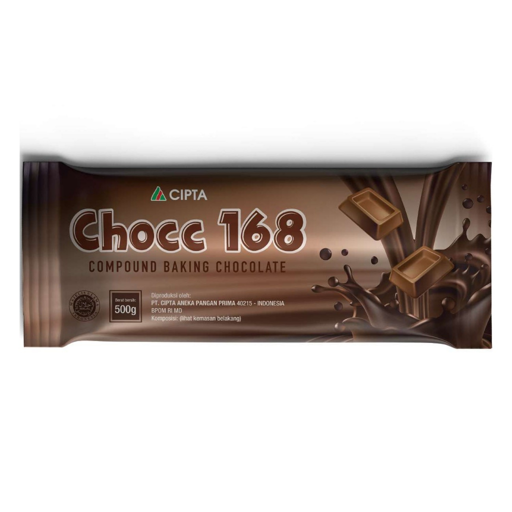 

Chocc 168 Coklat Compound 500gr - Coklat Batang Blok