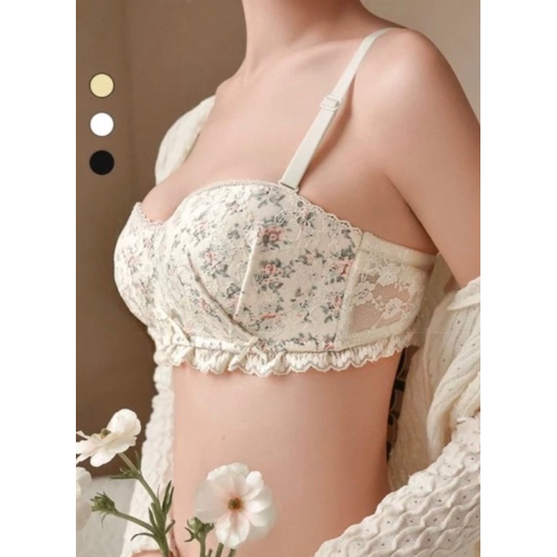 Bra BH Push Up Set Tanpa Kawat Celana Dalam Wanita Bikini Sport Beha Lingerie Korea Fashion Bralette