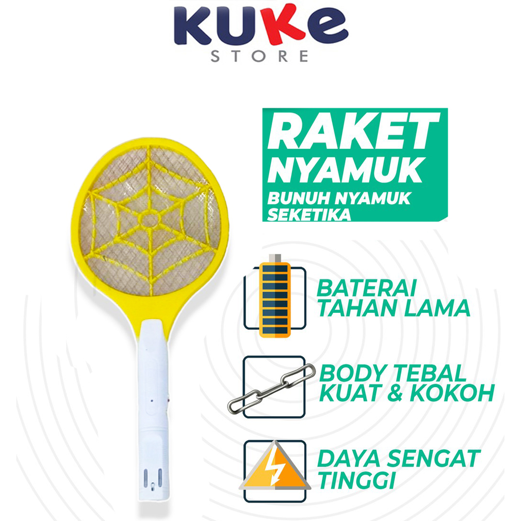 KUKE RAKET NYAMUK CAS/ RAKET NYAMUK RECHARGEABLE/RAKET NYAMUK MURAH