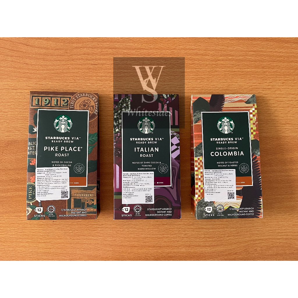 

PROMO VIA Italian Roast - VIA Instant Coffee Brew Me Flavoured Caramel Caffe Mocha Vanilla e B Kopi