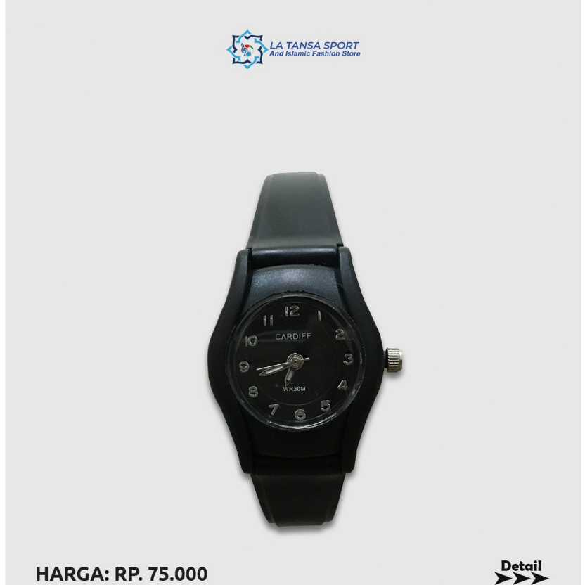 JAM TANGAN CARDIFF (P) WANITA  ANALOG KARET