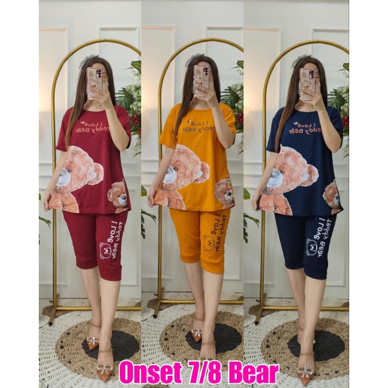 SETELAN VOXY 7/8 GAMBAR SABLON BEar