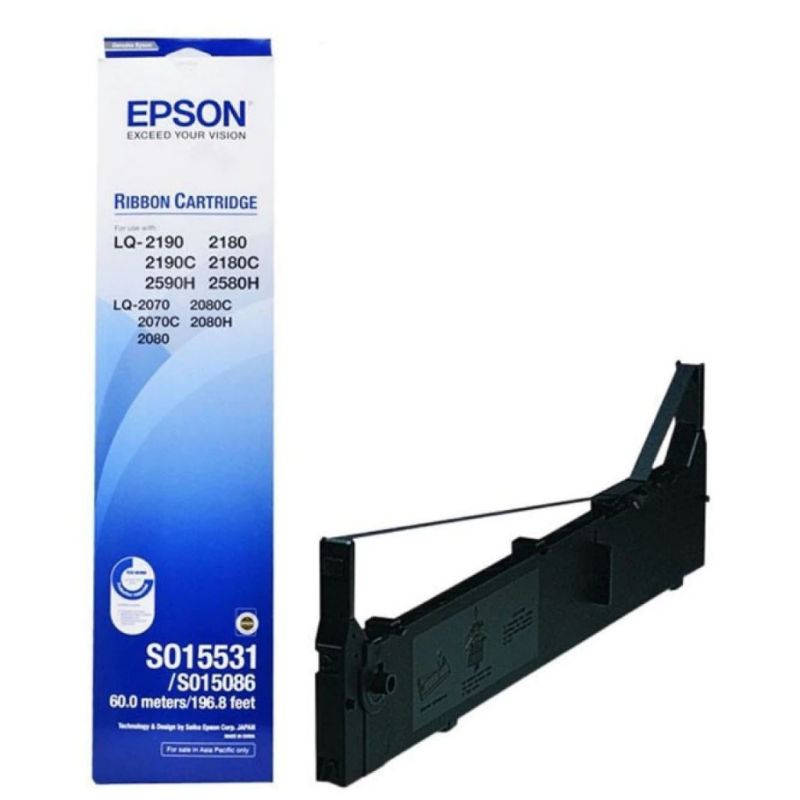 RIBBON CARTRIDGE EPSON LQ2190 LQ2180 / PITA PRINTER EPSON + RUMAH LQ2190 LQ2180 / RIBBON CATRIDGE LQ