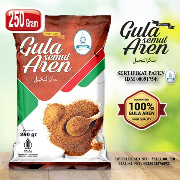 

GULA AREN BUBUK ORGANIK/GULA SEMUT AREN 250 GRAM