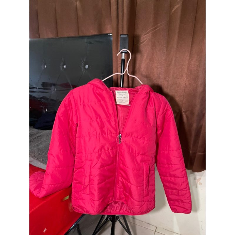 coat new giordano pink